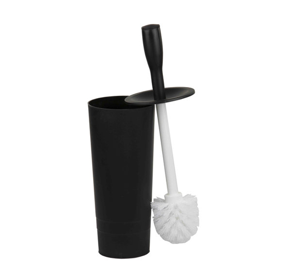 Toilet brush shop container